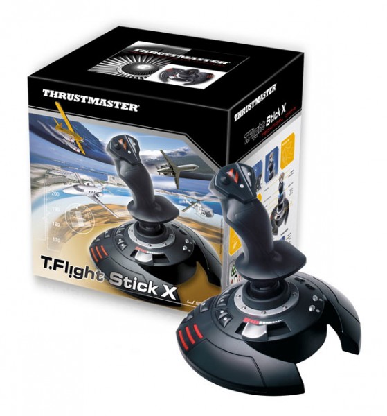Джойстик Thrustmaster T-Flight Stick X черный