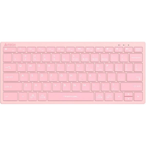 Клавиатура беспроводная A4Tech Fstyler FBX51C [fbx51c pink] USB розовый
