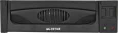 Корпуса и док-станции для жестких дисков Agestar MR3-SATA(SW)-1F SATA II пластик черный